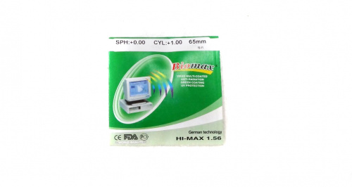 1,56 HI-MAX Ф70ММ  Biomax  SPY +1,00CYL  +1,25