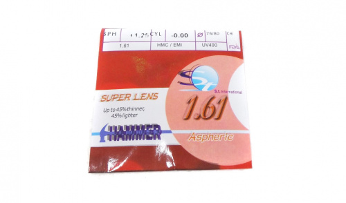 1,61 ASPHERIC Ø 70 (плюс) 1,61 ASPHERIC Ø 70 (плюс)