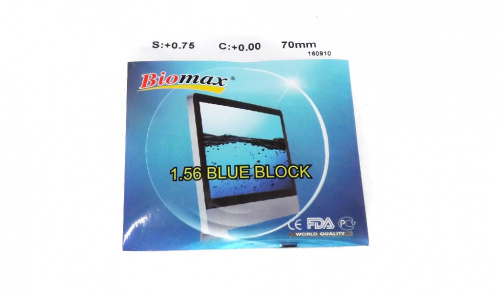 1.56  Blue Block   Ø 70 ( плюс )