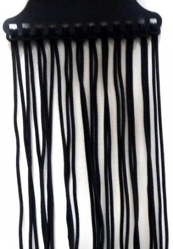 Шнурки на резинке черные